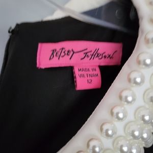 Betsey Johnson Pearl Collar Dress